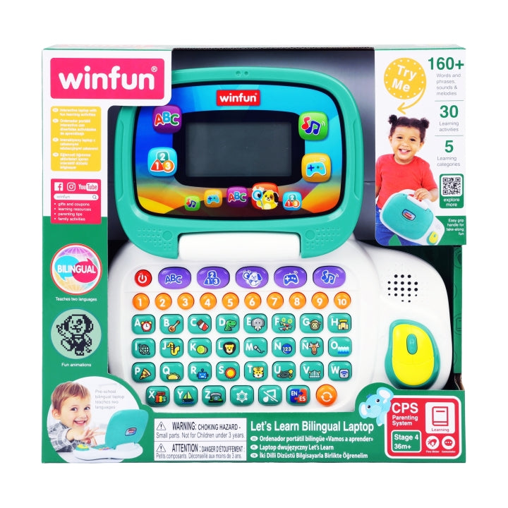 Ordinateur à 30 activités bilingue - Winfun