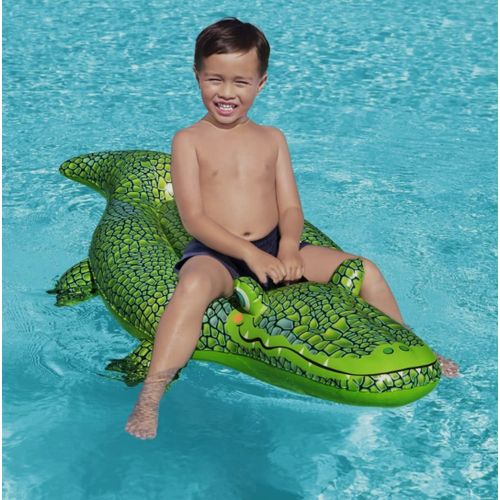 Grande bouée crocodile gonflable – Pour piscine, plage et jeux d’eau