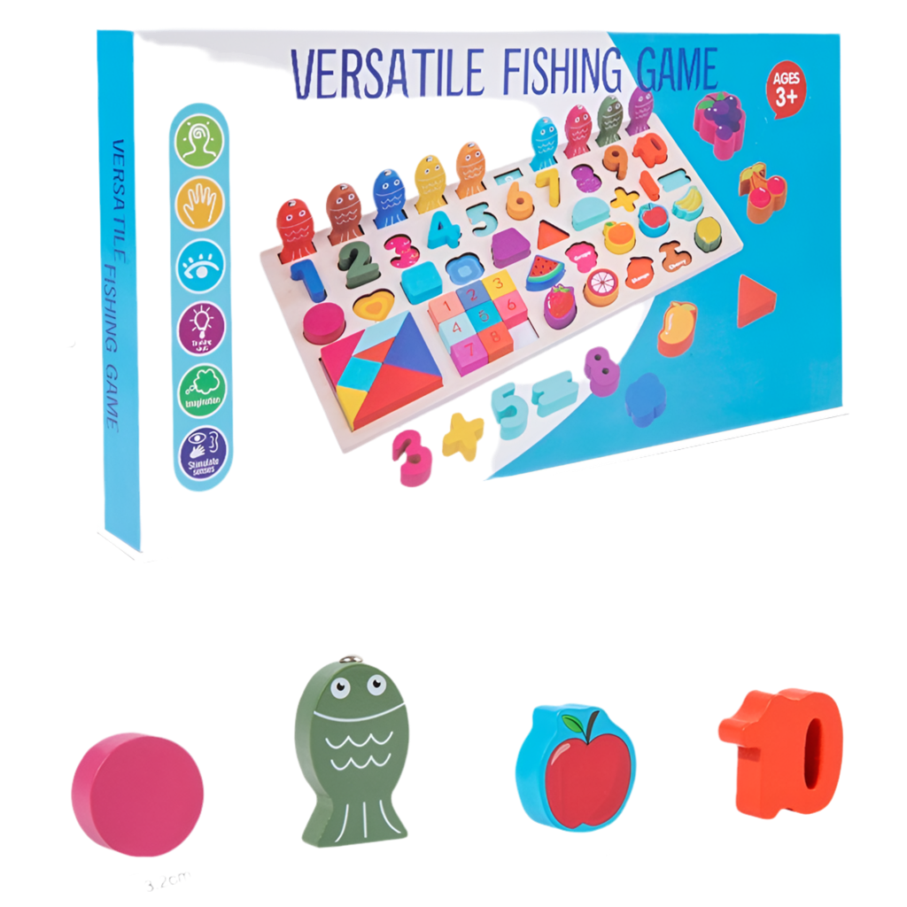 Jeu en Bois Huarong – Jeu de Pêche et de Logique Mathématique