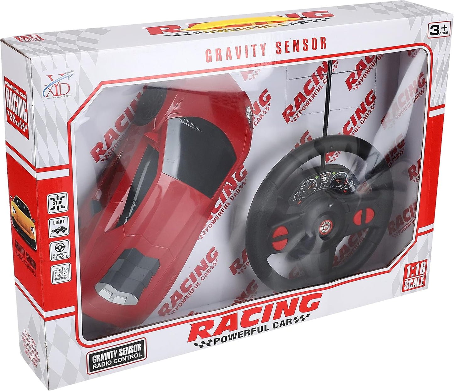 Voiture Racing Powerful Car avec Télécommande 1:16