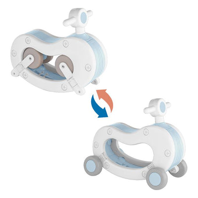 Quadricycle Bébé 2 en 1 – Balançoire & Vélo d’Équilibre Sans Pédales