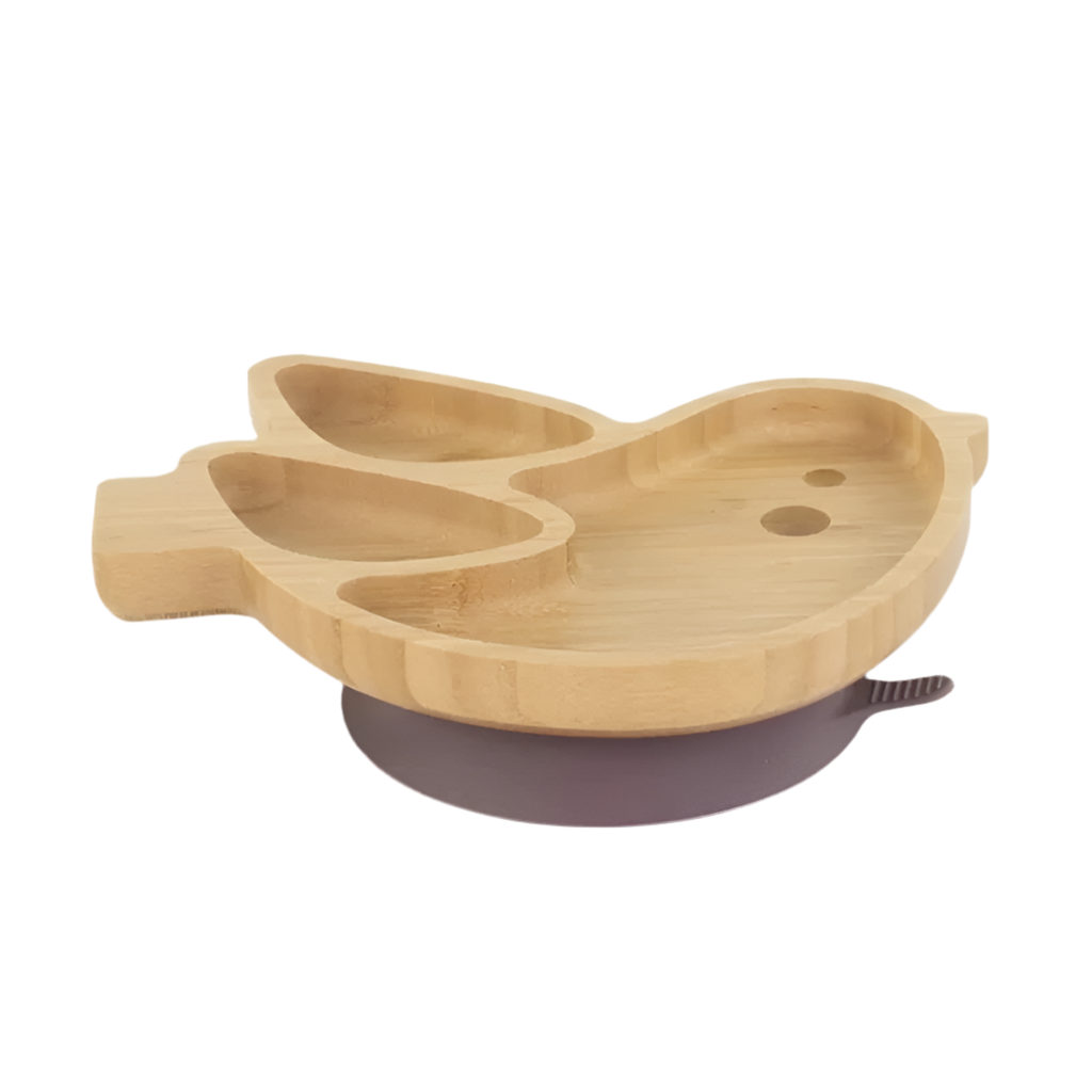 Assiette en Bois Oiseau - Miniland