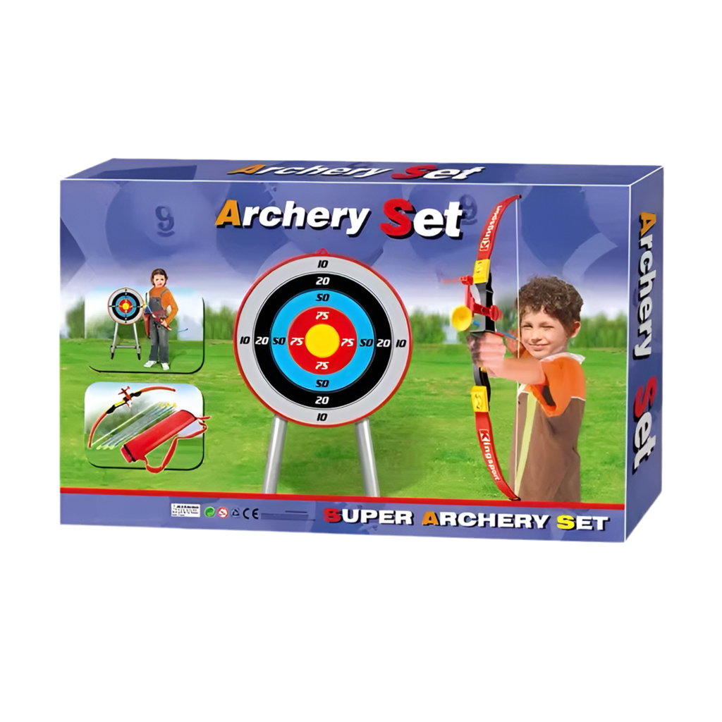 Jouet 2 en 1 pour Enfant – Jeu de Flèches et d’Arbalète