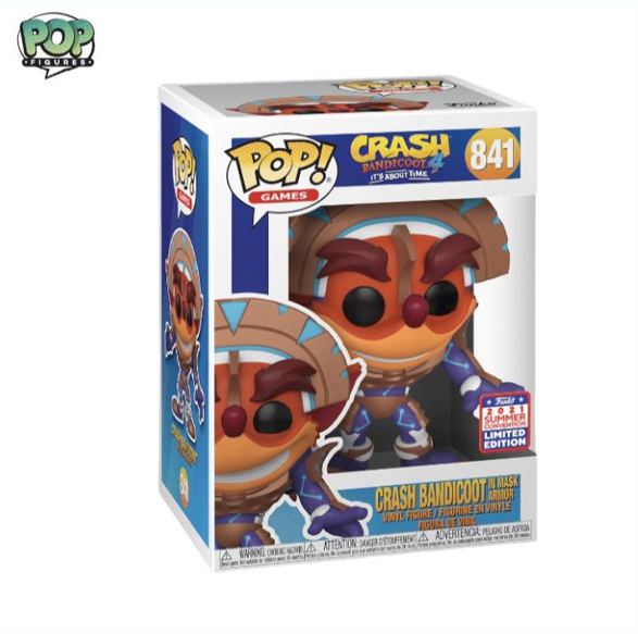 Funko Pop! Games Crash Bandicoot in Mask Armor #841