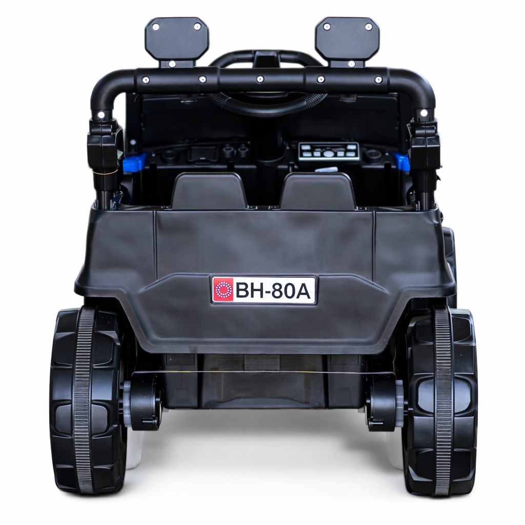 Voiture Électrique pour Enfants 12V Bleu – Télécommande, LED & Musique