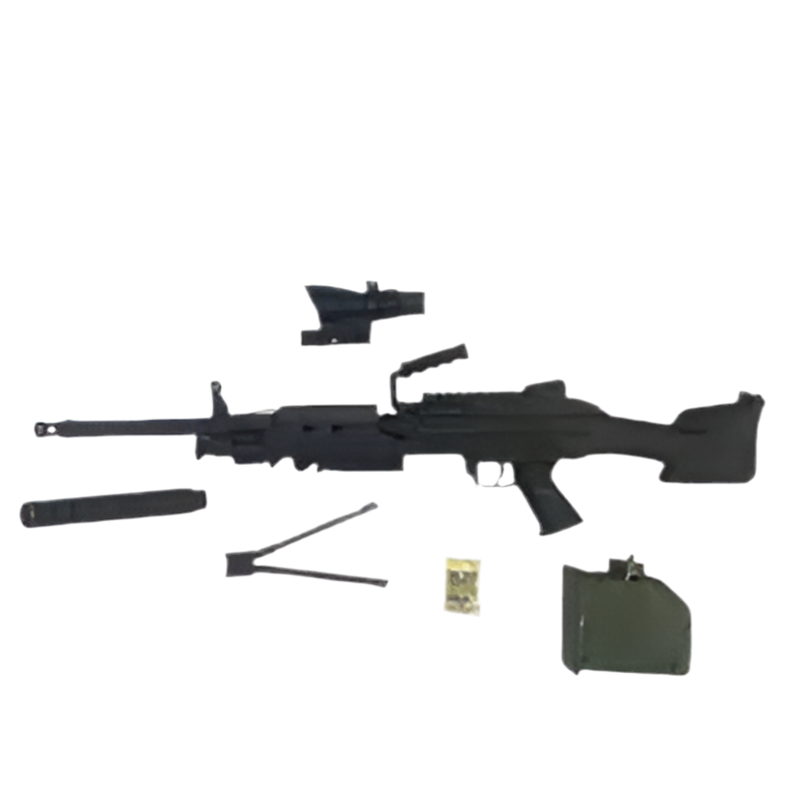 Fusil M249 - Jeu de Paintball avec Billes d'Eau
