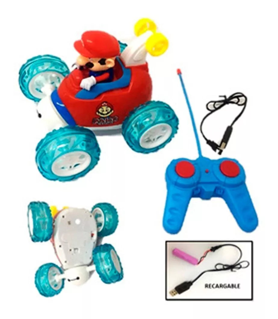 Voiture Télécommandée Super Mario (360° avec Lumières)