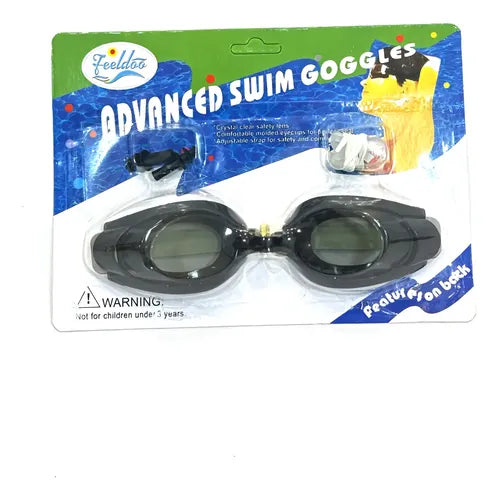 Lunettes de Natation avec Bouchons d'Oreilles