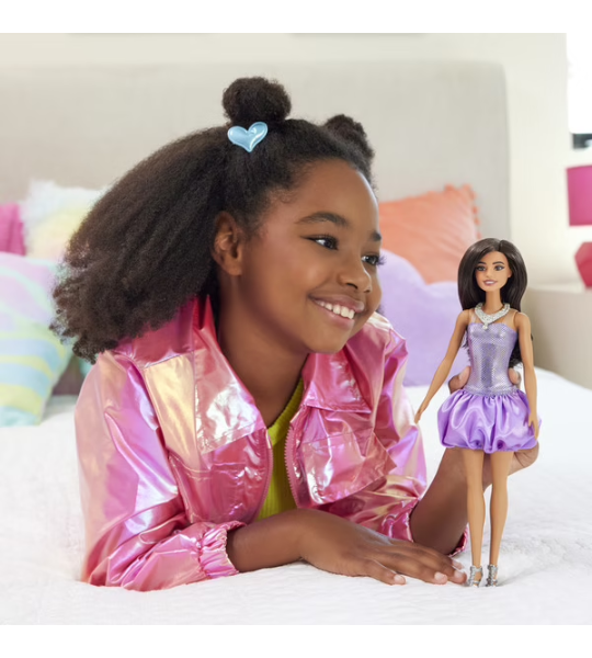 Poupée Barbie Fashionista Robe Mauve – Mattel