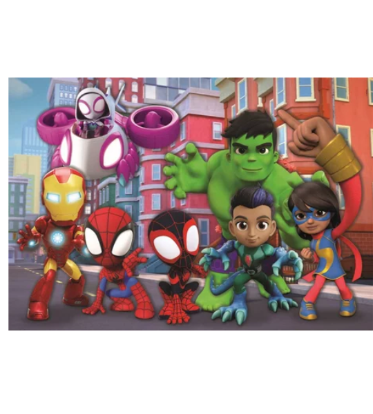 Puzzle Maxi 24 Pièces - Spidey et ses Amis Extraordinaires - Clementoni