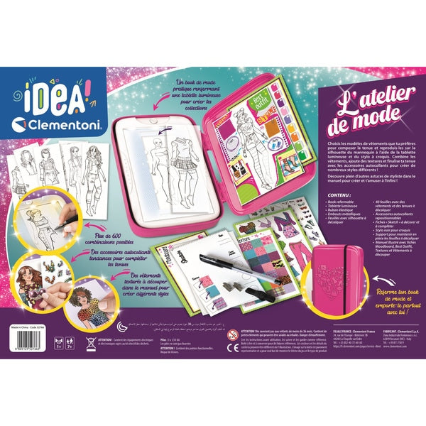 Atelier de mode : Coffret créatif - Clementoni