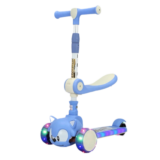 Scooter Trois Roues avec Éclairage et Musique
