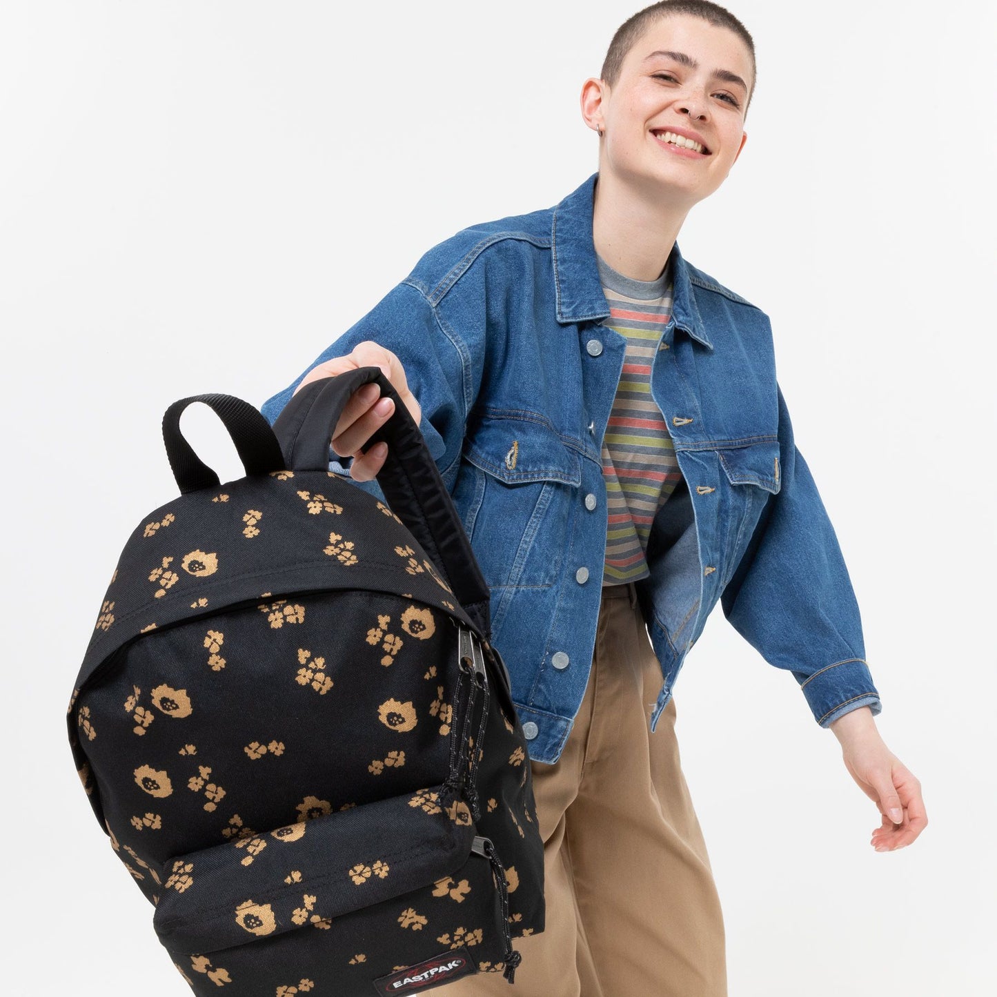 Sac à dos Eastpak Orbit XS – Flower Shine Black