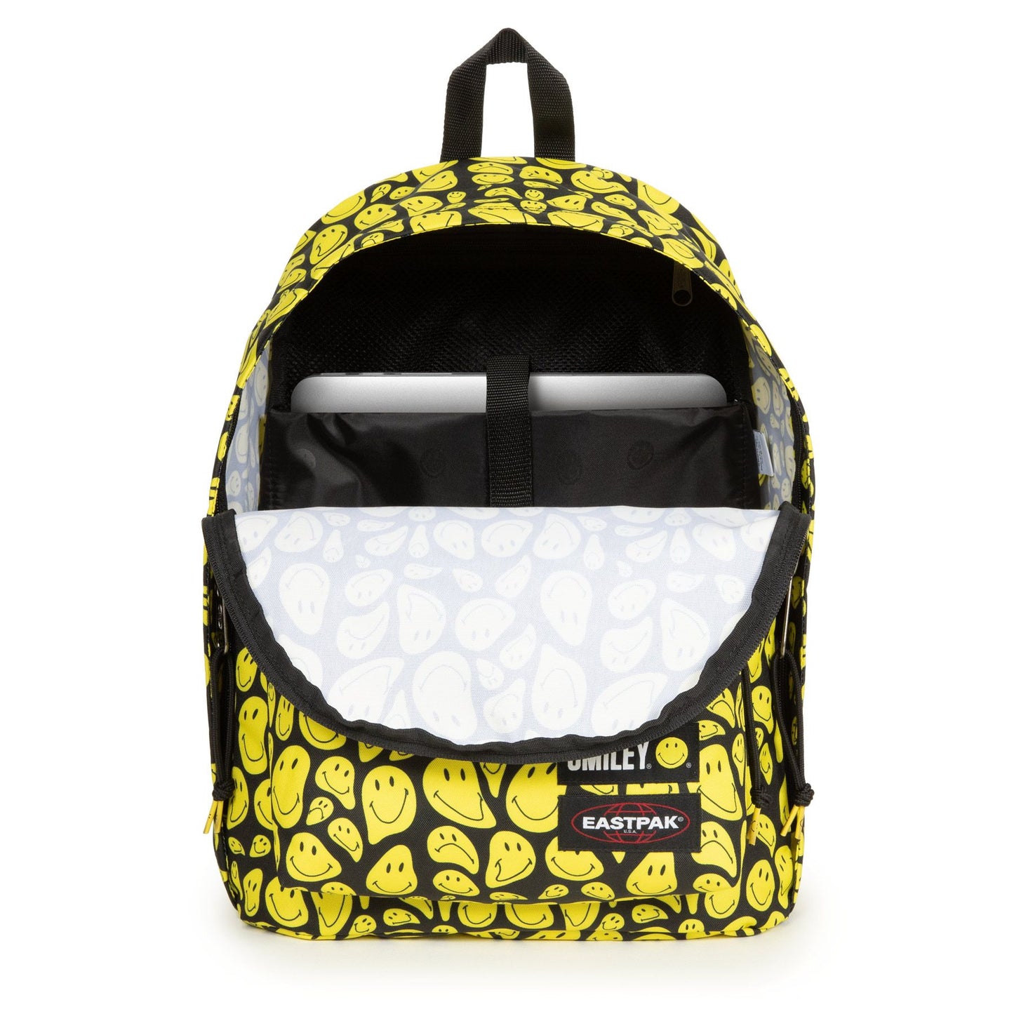 Sac à dos Eastpak x Smiley – Collection OUT OF OFFICE