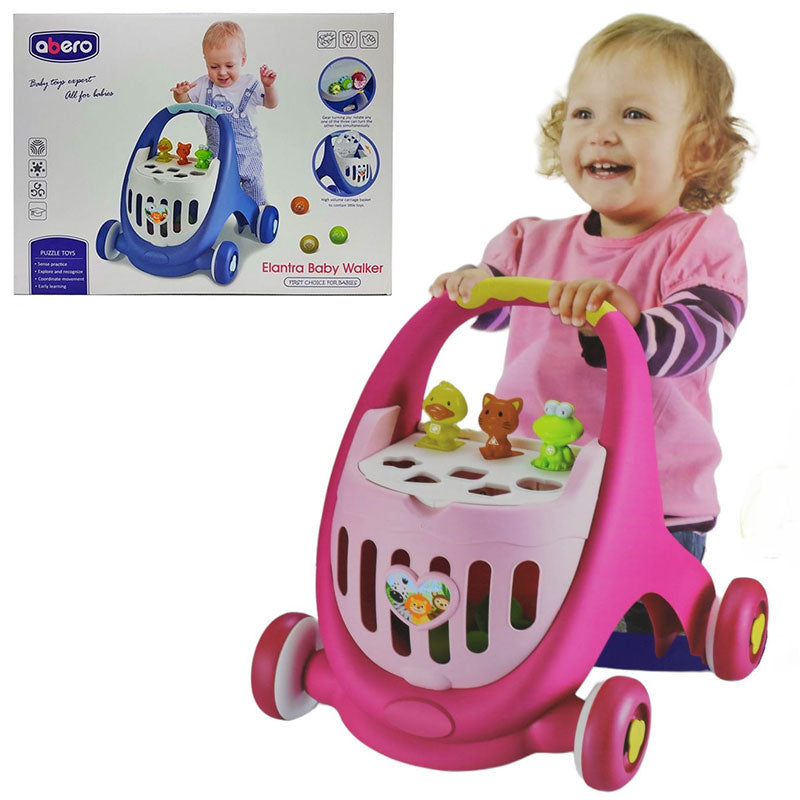 Voiturette Trotteur 3 en 1 – Abero – Rose