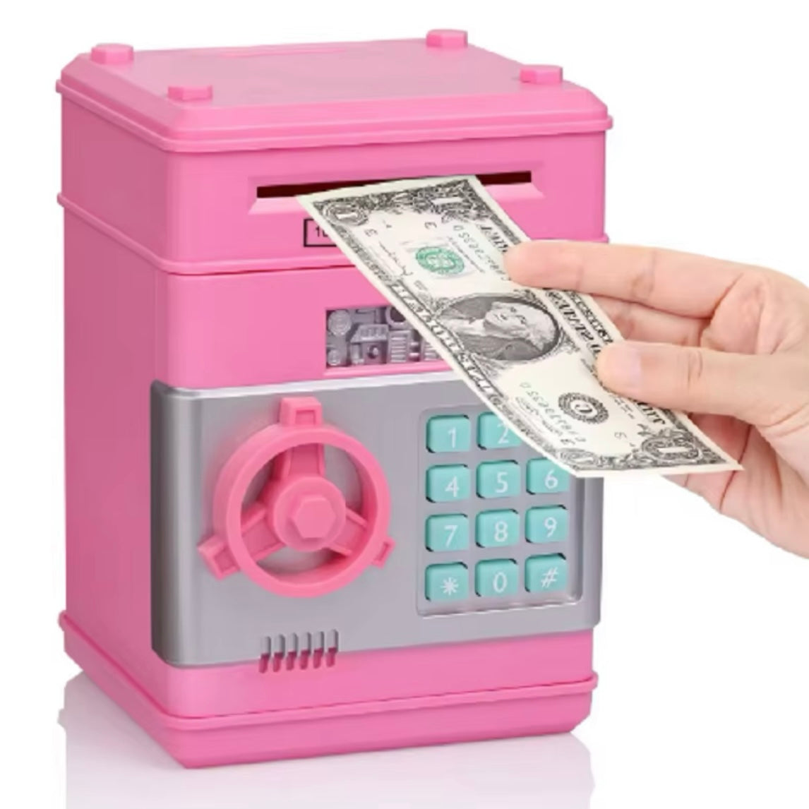 Tirelire électronique avec mot de passe – Petit ATM pour enfants