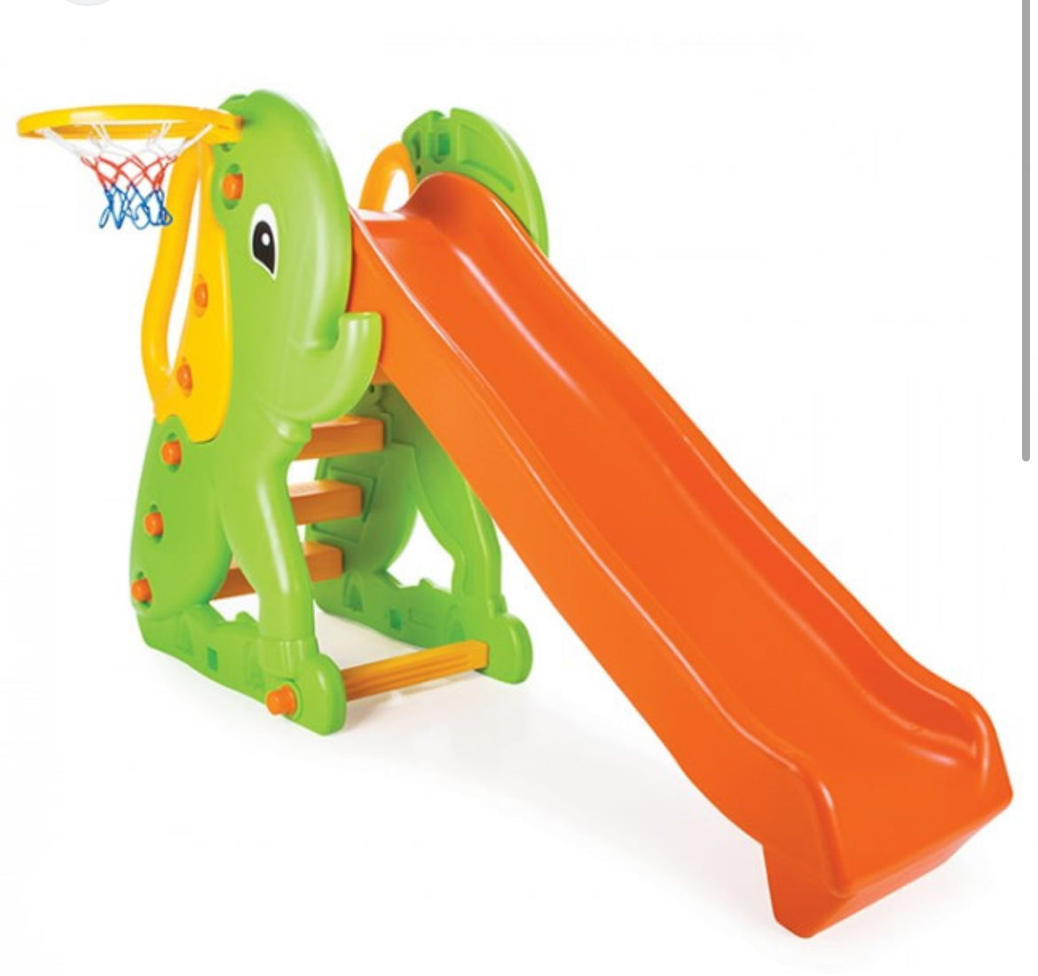 Toboggan d’Éléphant avec Panier de Basket – Pilsan