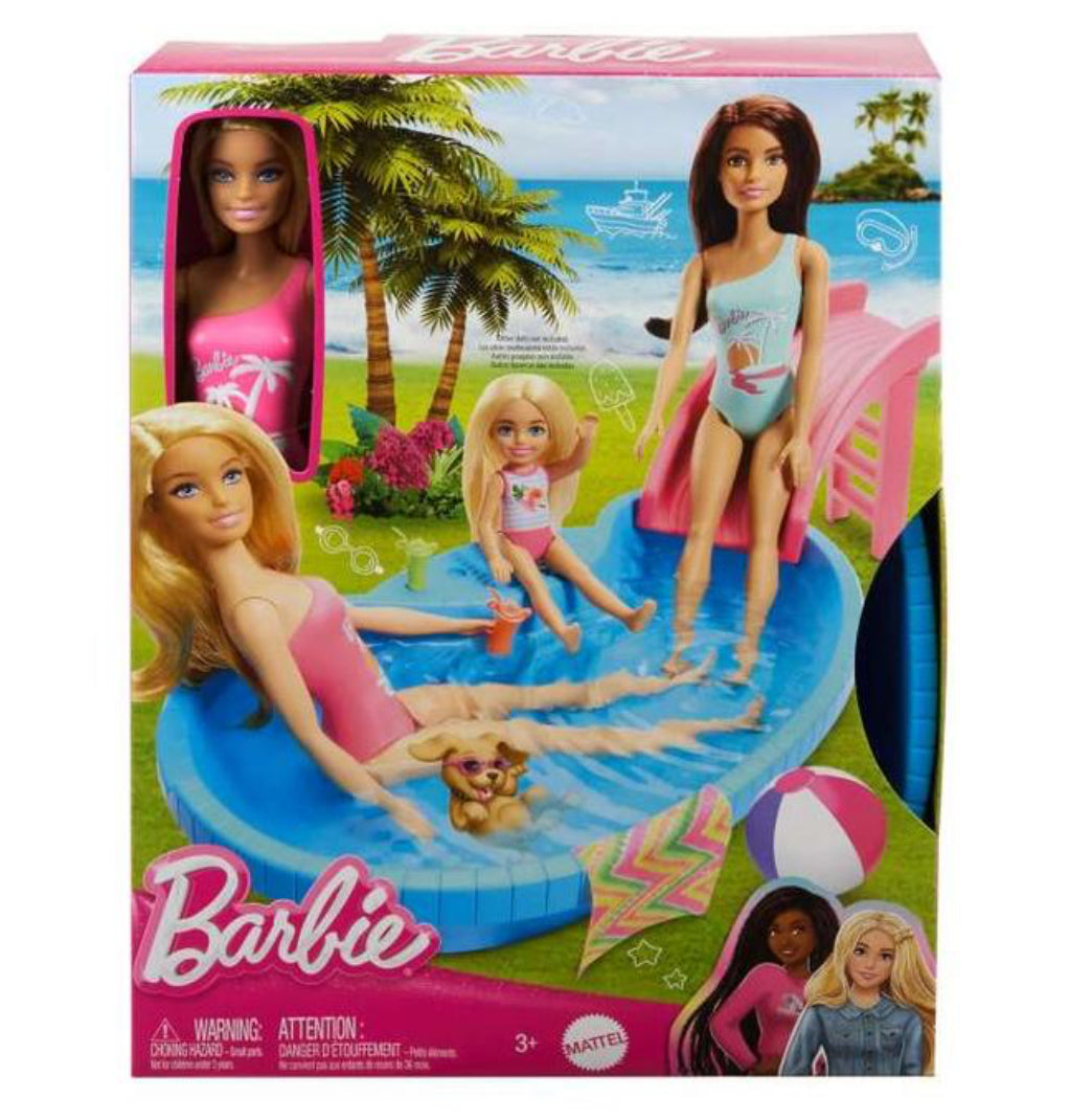 Coffret Poupée Barbie avec Piscine - Mattel