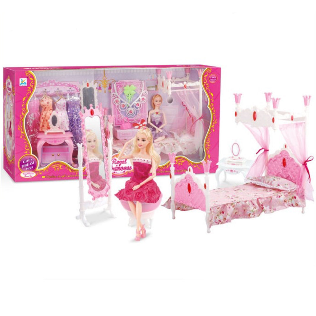 Ensemble de Chambre de Poupée Princesse