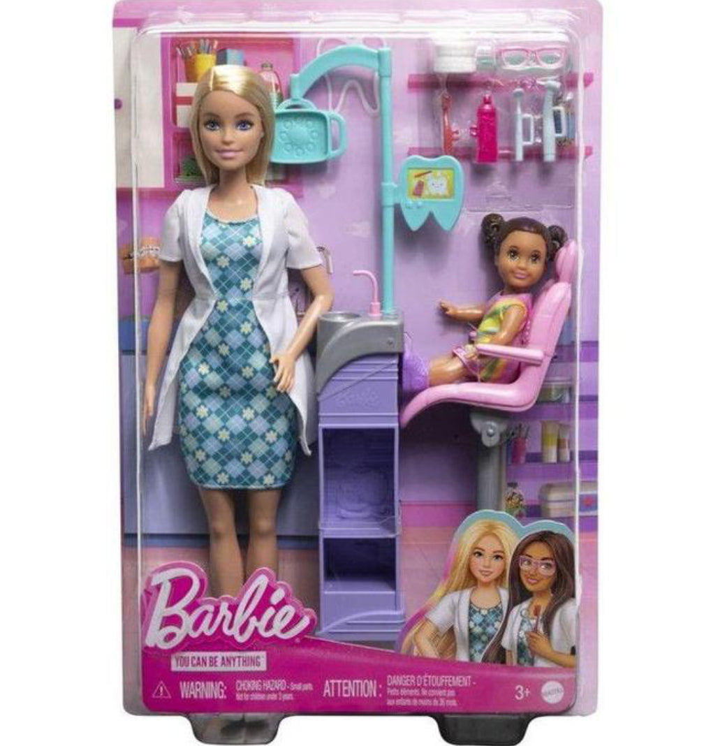 Coffret Poupée Barbie Dentiste - Mattel