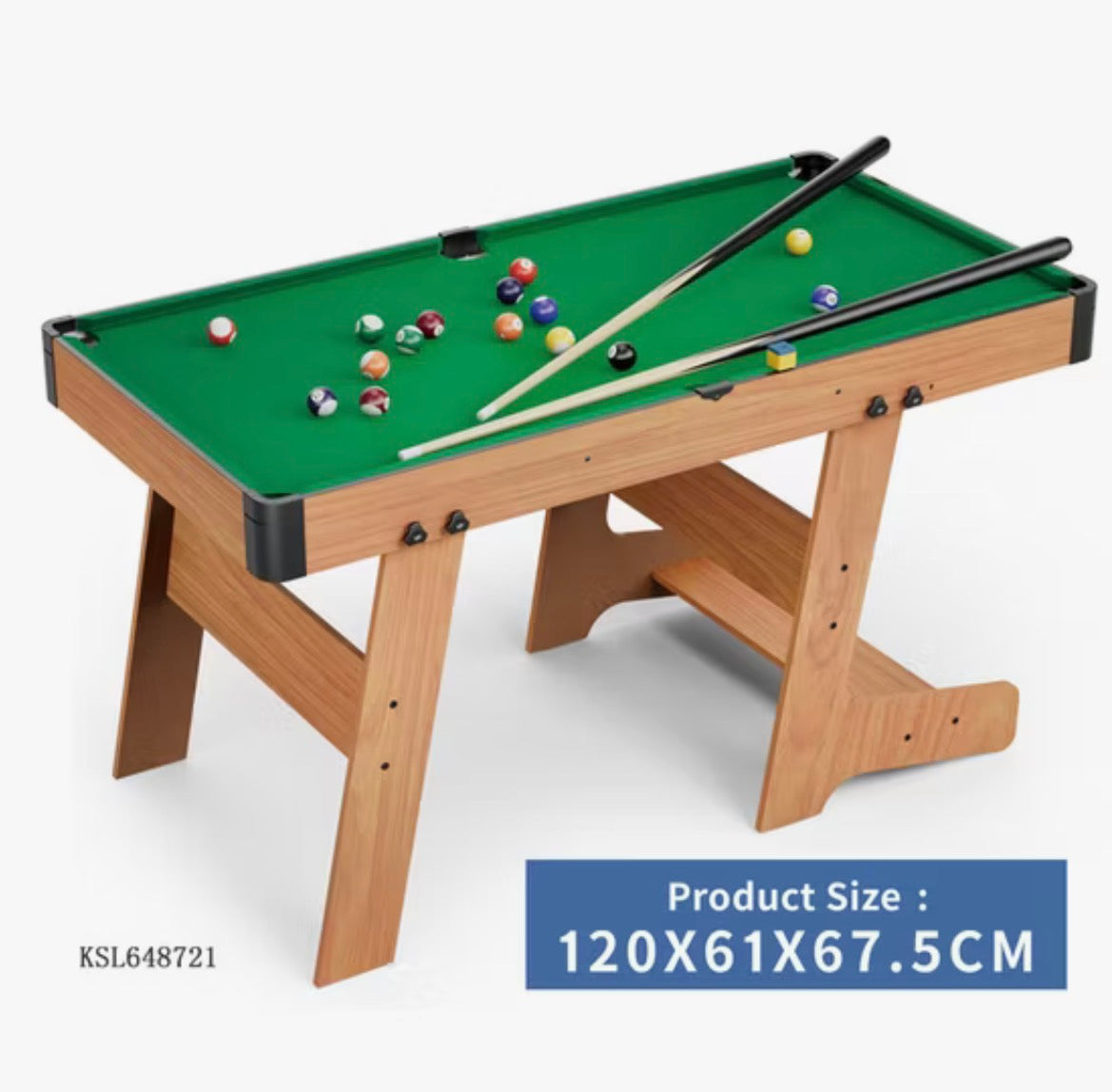 Table de billard pour Enfant - 120 x 61 x 67,5 cm