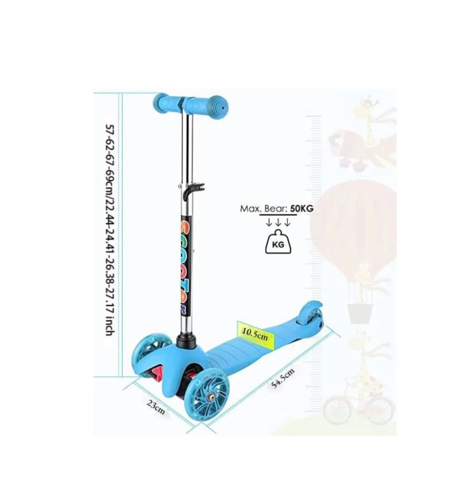 Trottinette Disney Pliable avec 3 Roues Lumineuses