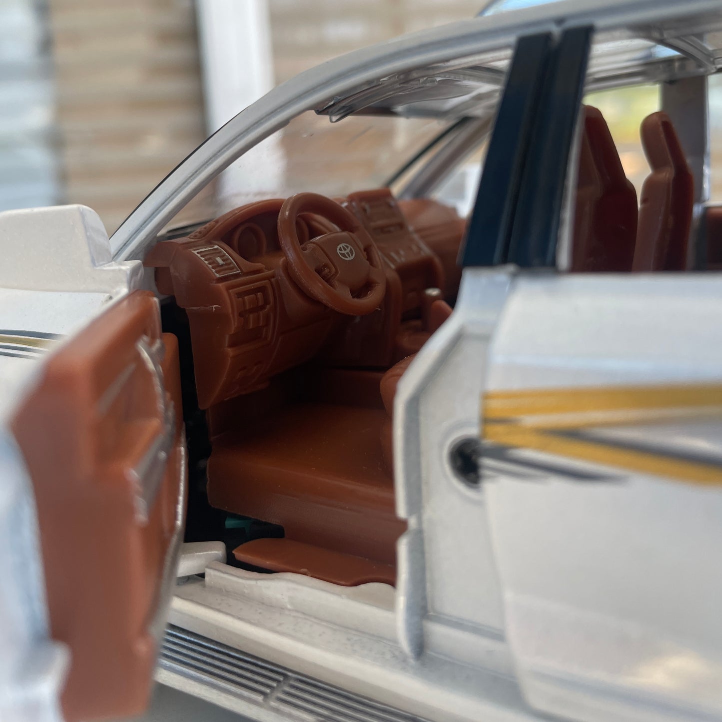 Modèle réduit Toyota Prado Blanc (1:24)
