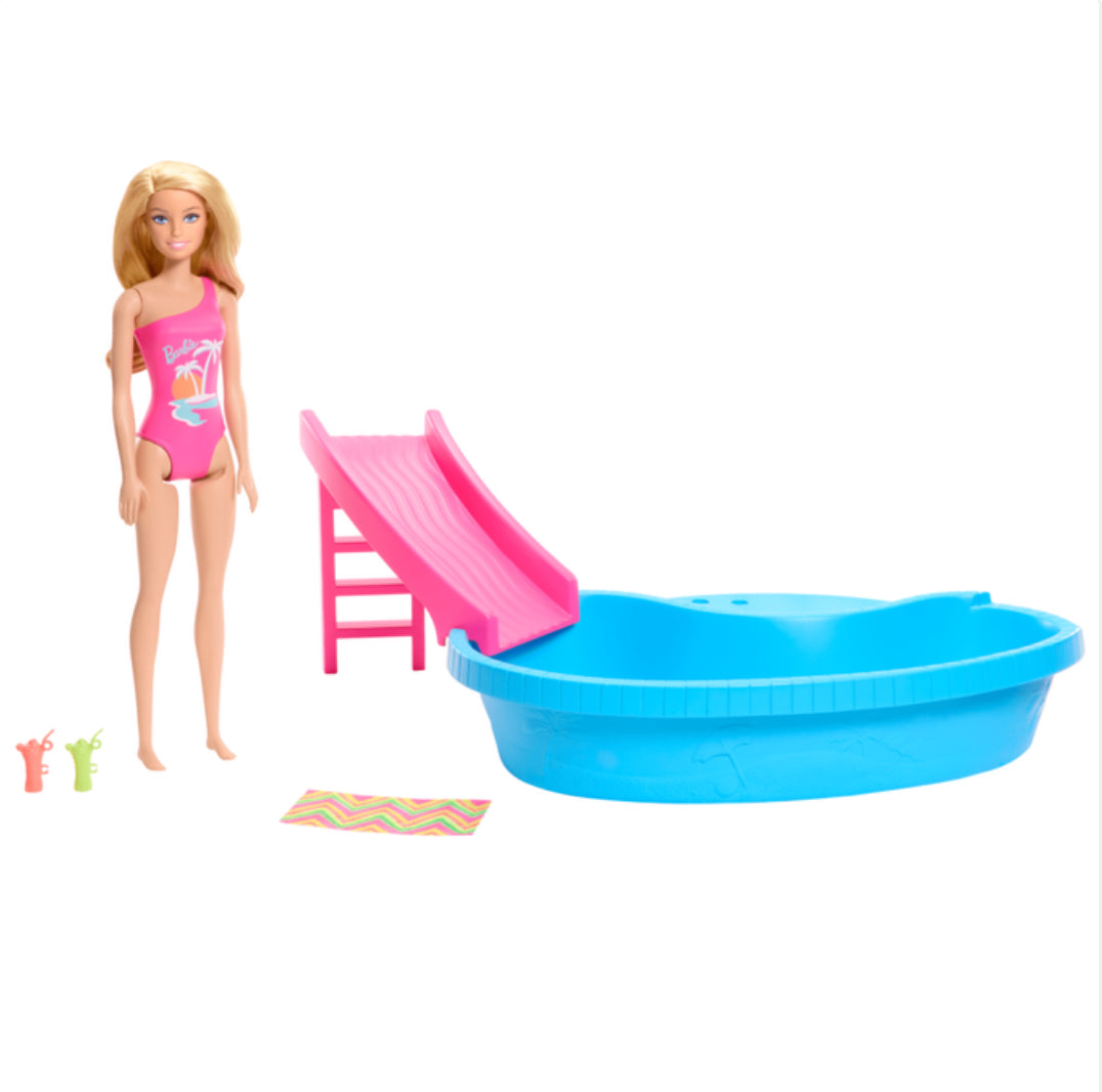Coffret Poupée Barbie avec Piscine - Mattel
