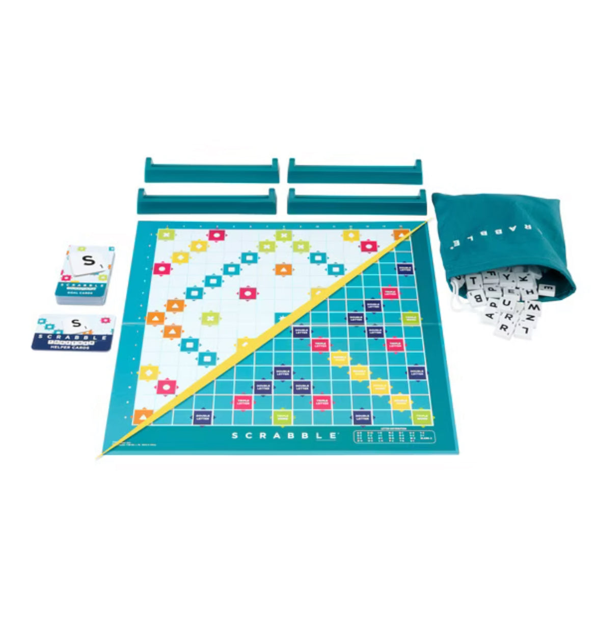 Scrabble 2 en 1 avec Plateau Réversible - Mattel Games