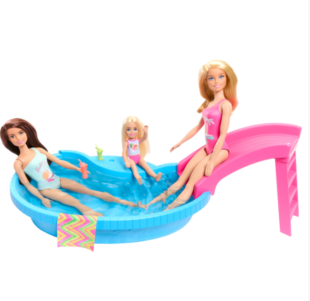 Coffret Poupée Barbie avec Piscine - Mattel