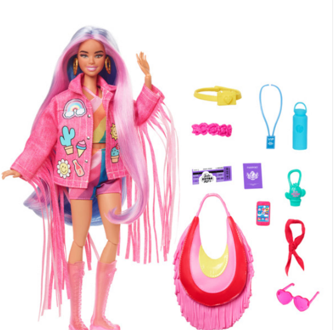 Coffret Poupée Barbie Extra Désert - Mattel