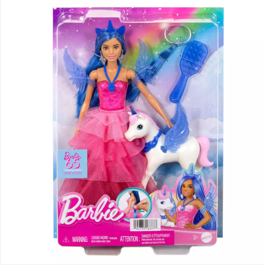 Coffret Poupée Barbie Princesse Saphir - Mattel