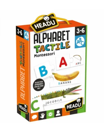 Alphabet Tactile Montessori – HEADU Un Premier Pas Vers la Lecture