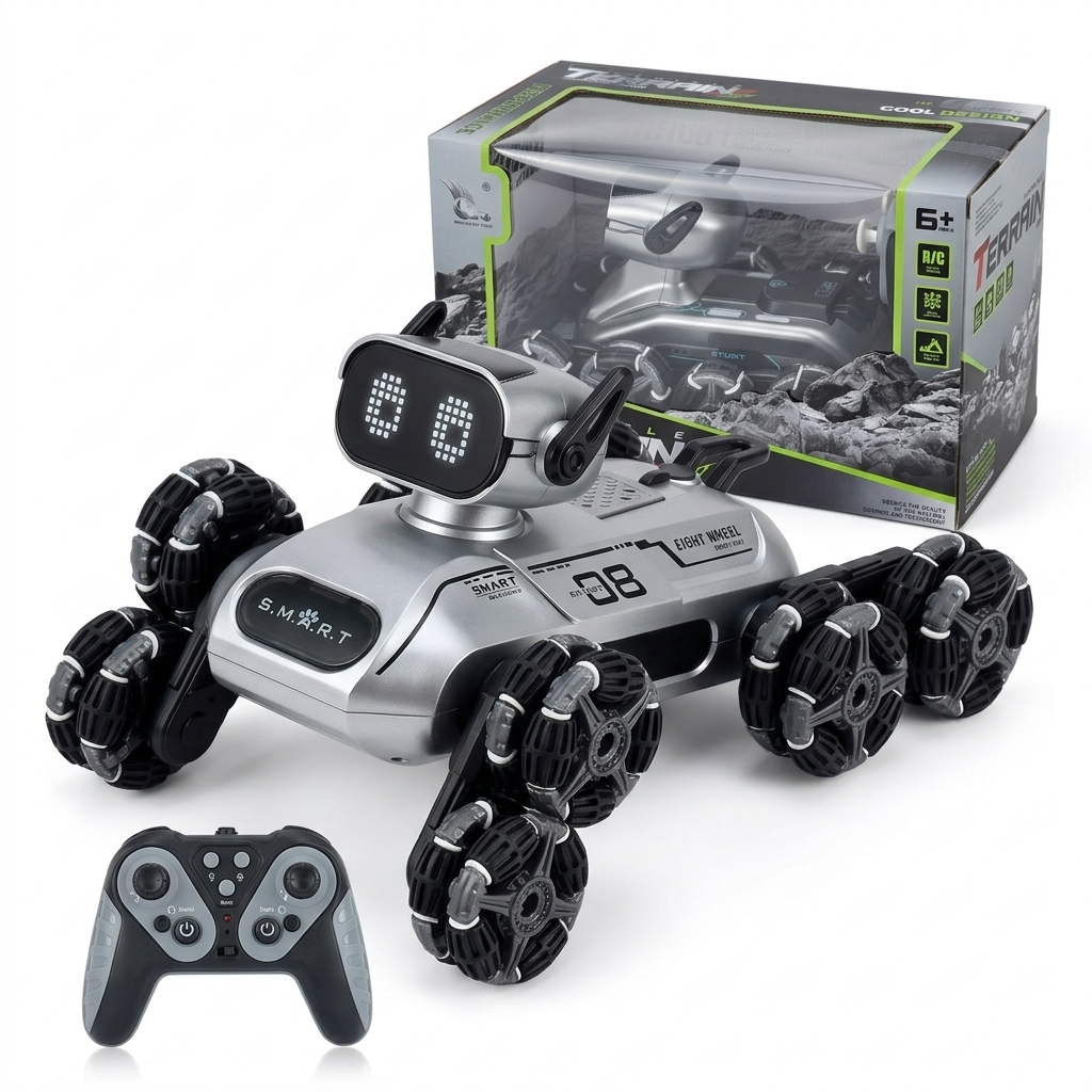 Voiture Télécommandée 8 Roues – Stunt RC