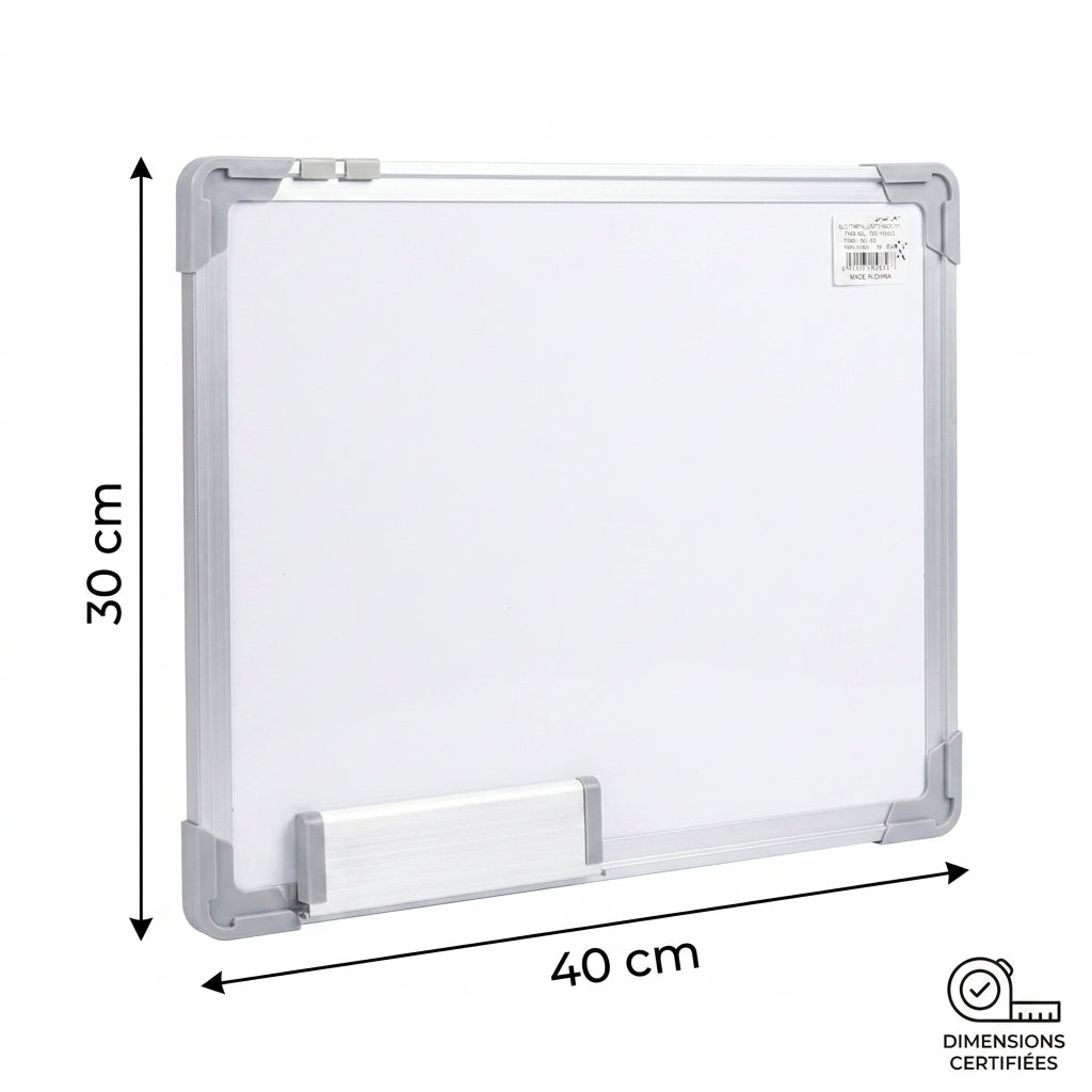 Tableau Blanc Magnétique pour Enfant 30x40cm