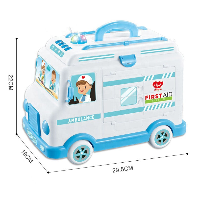Ambulance électrique de Premiers Secours – Jouet de Médecin avec Accessoires