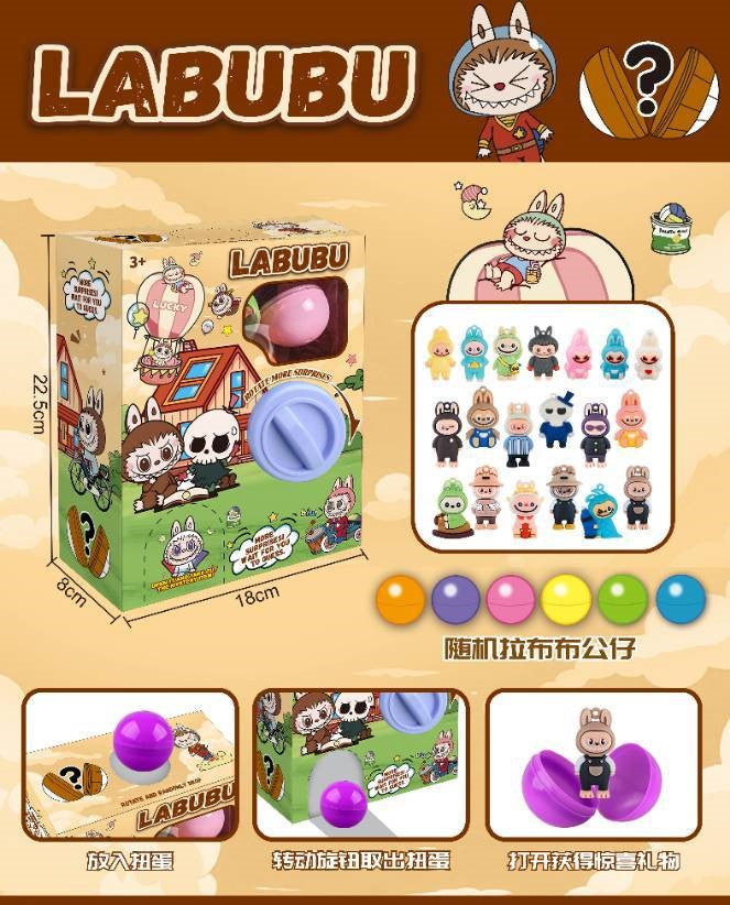 Coffret-surprise “LABUBU” – 6 œufs avec des héros