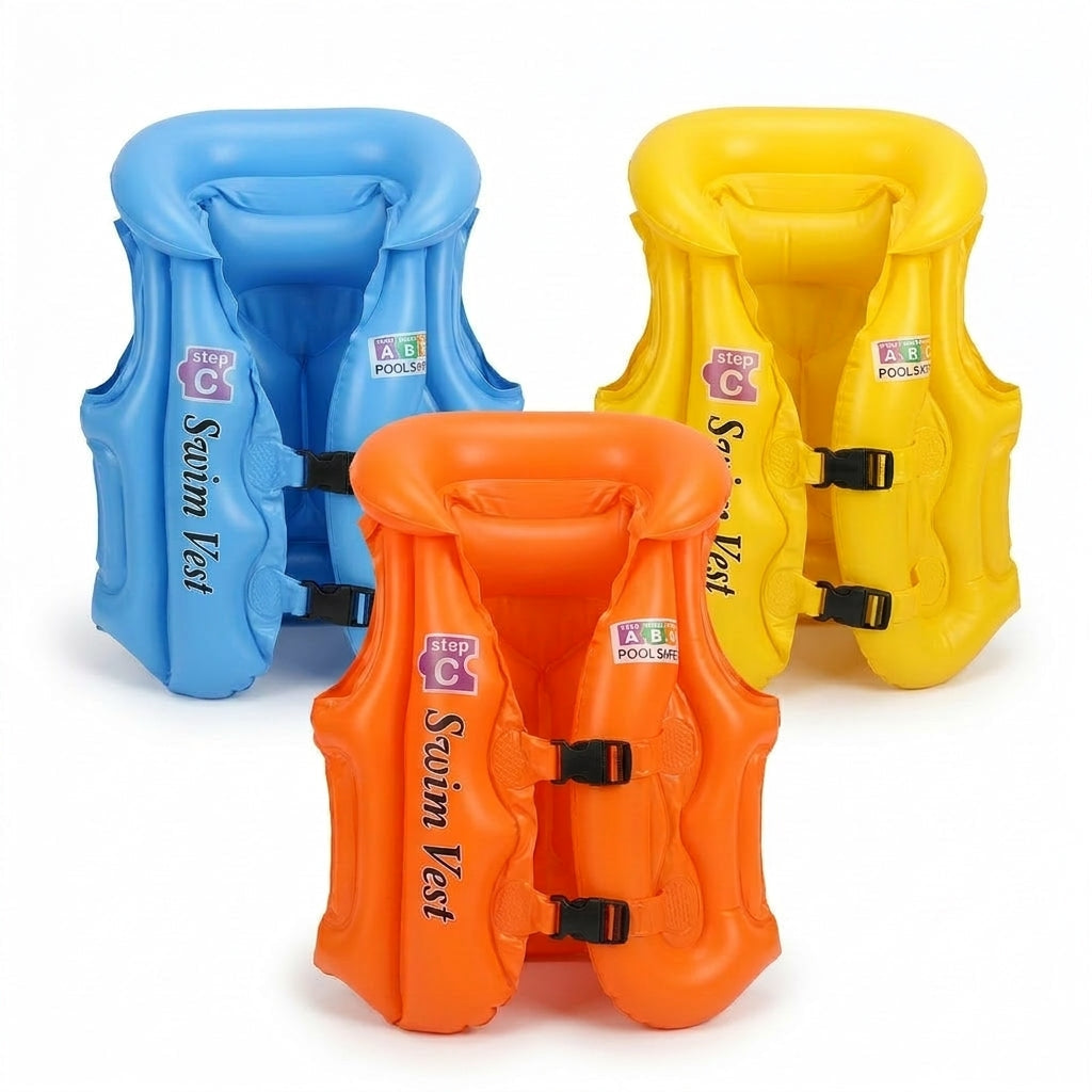 Gilet de Natation Gonflable Enfant - Pool School Step C - 2 à 3 ans
