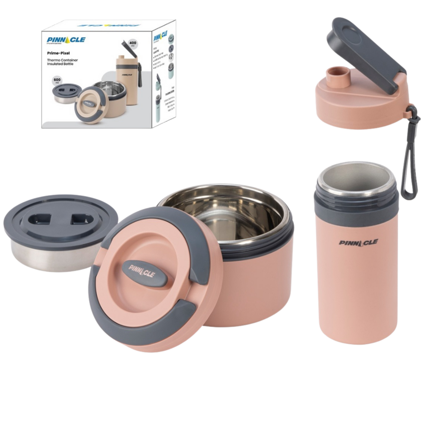 Set Gourde & Lunch Box Inox – PINNACLE Clay