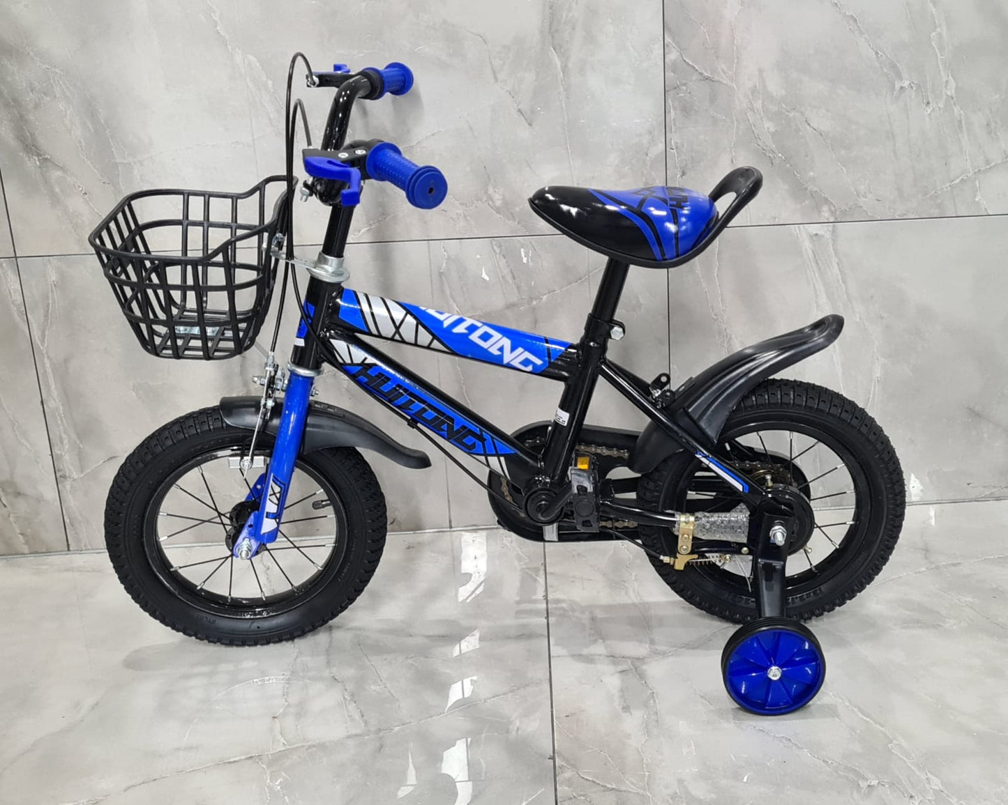 Vélo Enfant 12" et 16" – Pour Garçons et Filles – Avec Panier Amovible et Hauteur Ajustable – De 2 à 7 Ans