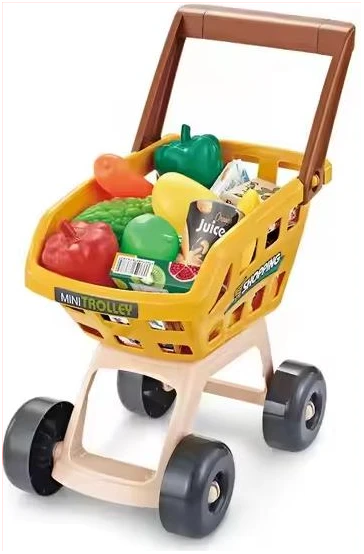 Supermarché Jouet avec Caisse et Chariot – 48 Pièces
