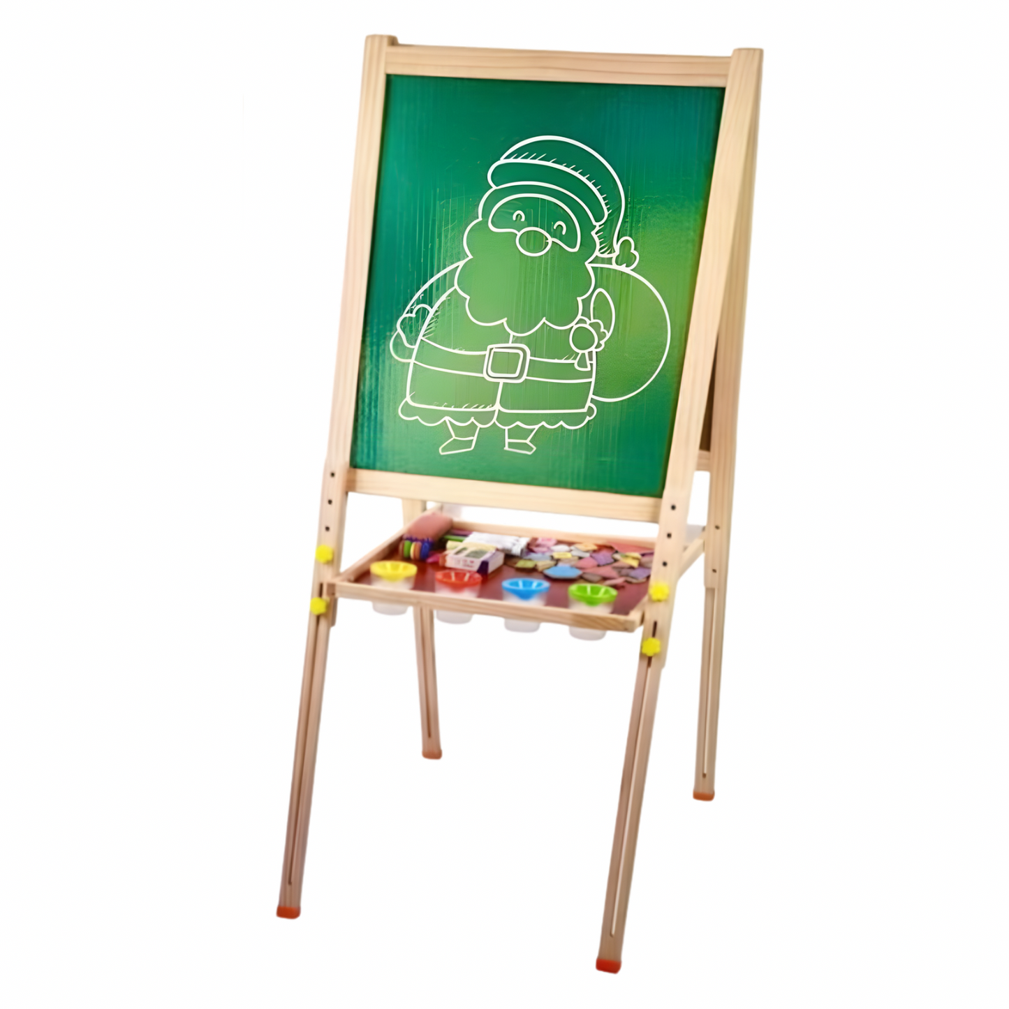 Tableau Double Face Magnétique – Marqueur & Craie