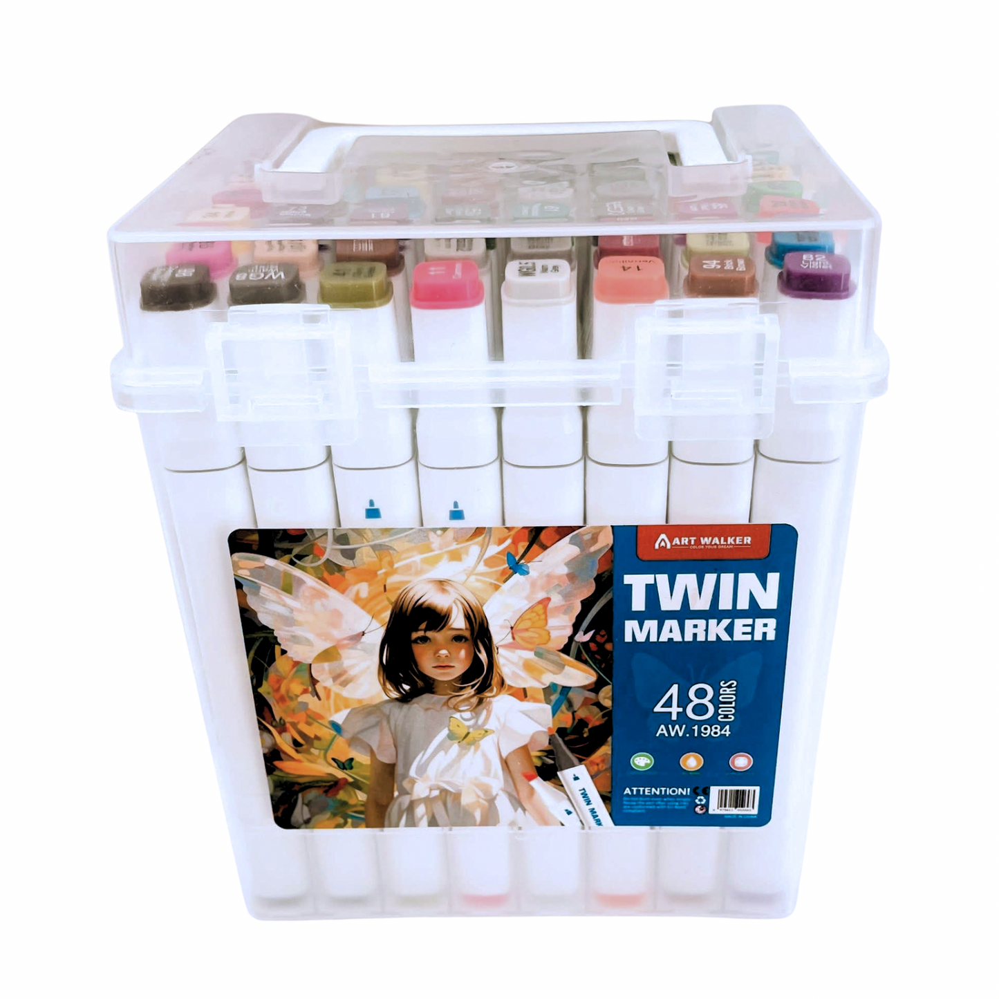 Coffret 48 Feutres Double Pointe – Twin Marker