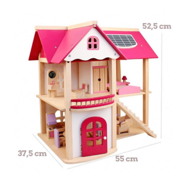 Maison Rose en Bois