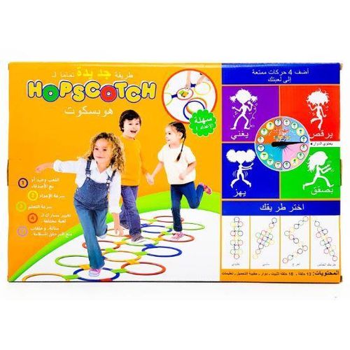 Twister Hopscotch – Jeu de Saut Coloré pour Enfants