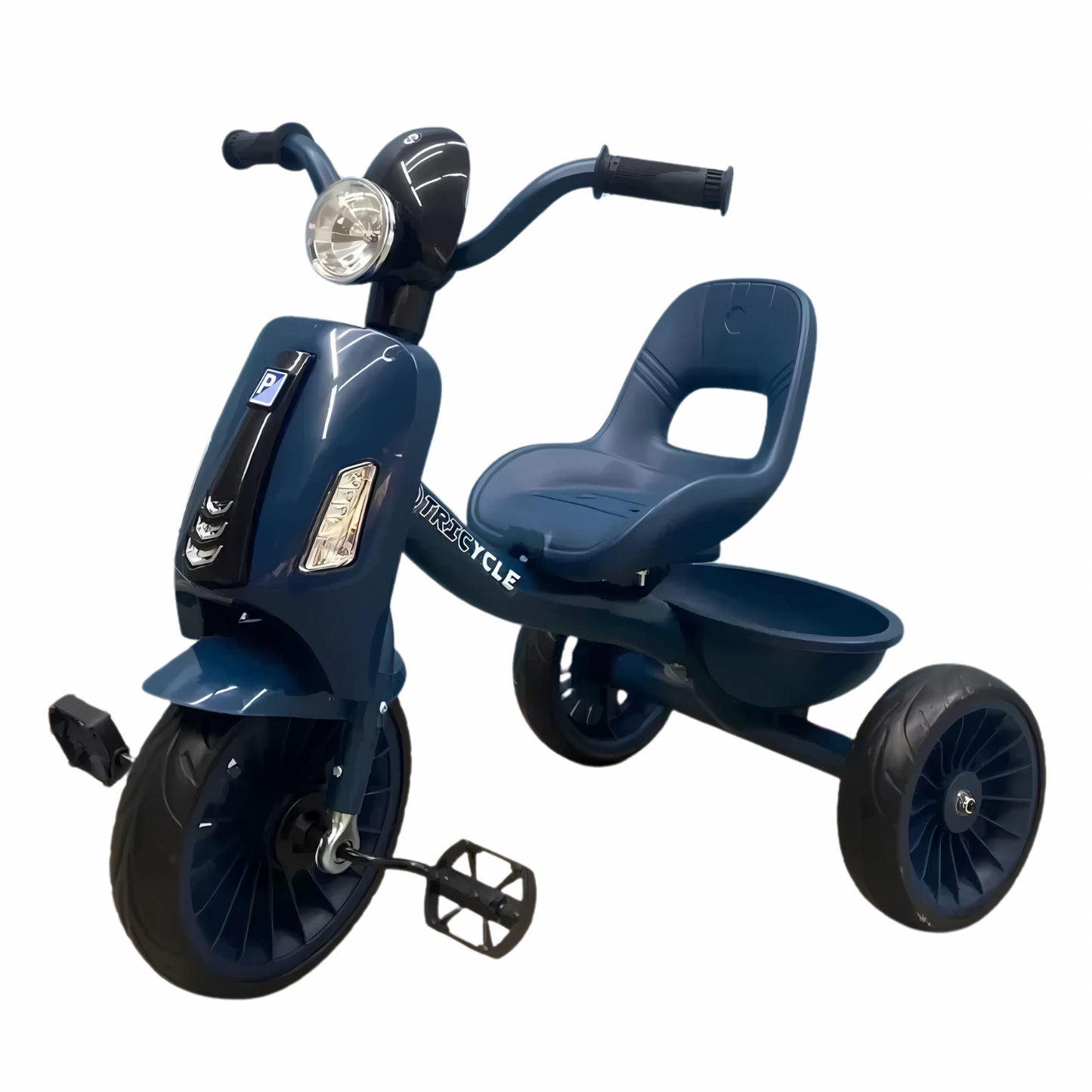 Tricycle Enfant - Scooter Vespa Bleu
