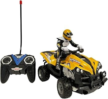 Quad Télécommandé 4x4 avec Pilote – Super Quad Cross R/C Échelle 1:12