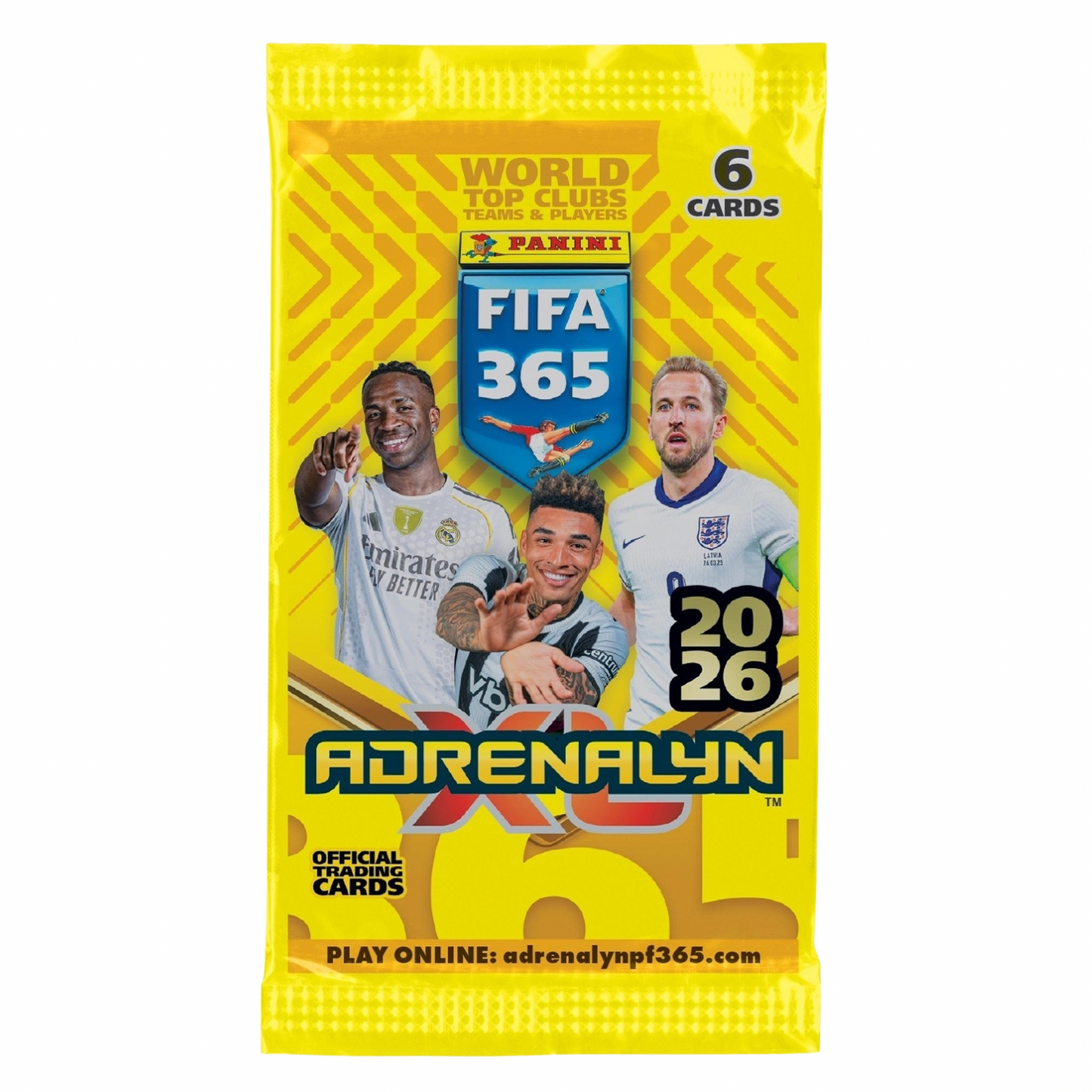 FIFA 365 Adrenalyn XL 2026 – Pochette de Cartes Officielles (6 cartes)
