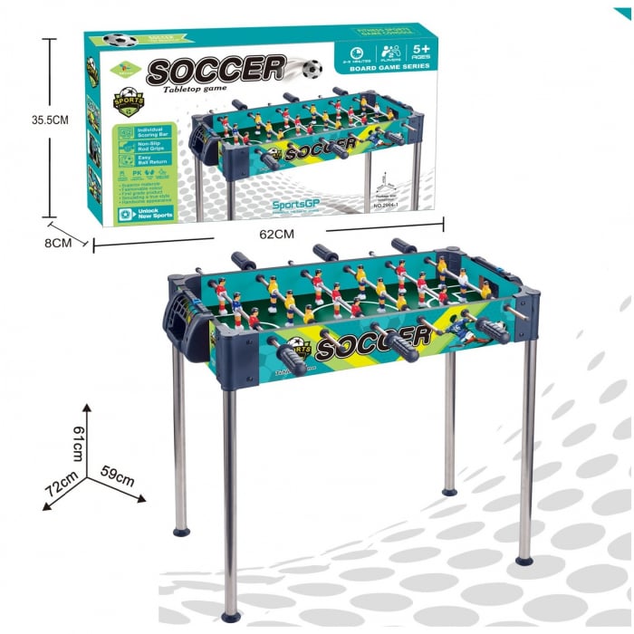 Baby-Foot sur Pieds – 6 poignées avec Tableau D’affichage