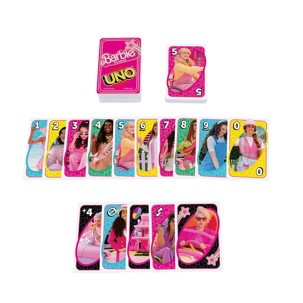 UNO Barbie The Movie - Jeu de Cartes